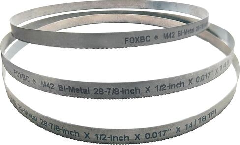 FOXBC 28-7/8 بوصة شفرات المنشار الحزامي 14/18 TPI لشفرة المنشار المحمولة المدمجة، 3 عبوات in Saudi Arabia