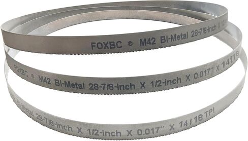 FOXBC 28-7/8 بوصة شفرات المنشار الحزامي 14/18 TPI لشفرة المنشار المحمولة المدمجة، 3 عبوات in Saudi Arabia