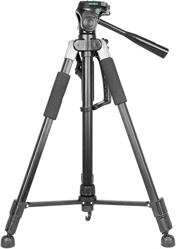 حامل ثلاثي للكاميرا عالي التحمل مقاس 72 بوصة من BOWER Pro مع رأس سائل ثلاثي الاتجاهات، حامل سريع التحرير، قبضة مؤكدة، للتصوير الفوتوغرافي الاحترافي وحامل الفيديو لكاميرات Canon وNikon وSony والمزيد in Kuwait