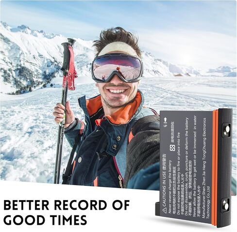 NBZZ Replacement Battery Compatible with Insta 360 X3 Battery CINAQBT/A 3.85V 1800mAh 6.93Wh Insta360 x3 Accessories (Fully Compatible with Original) in Kuwait