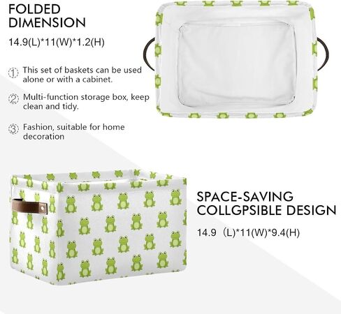 ABC Dinosaurs Storage Bin Collapsible with Handle Rectangle Waterproof ABC Dinosaurs Basket for Storage Cube Closet Organizer for Toy Nursery Book Office Shelf Bathroom in Saudi Arabia