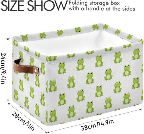 ABC Dinosaurs Storage Bin Collapsible with Handle Rectangle Waterproof ABC Dinosaurs Basket for Storage Cube Closet Organizer for Toy Nursery Book Office Shelf Bathroom in Saudi Arabia