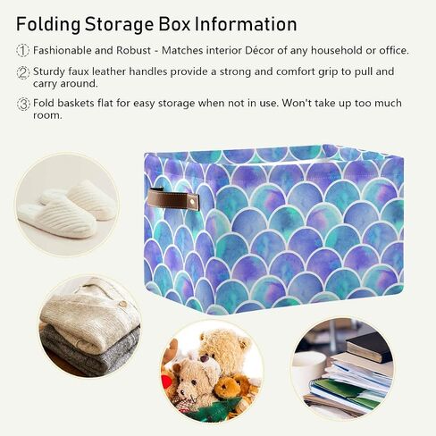 ABC Dinosaurs Storage Bin Collapsible with Handle Rectangle Waterproof ABC Dinosaurs Basket for Storage Cube Closet Organizer for Toy Nursery Book Office Shelf Bathroom in Saudi Arabia