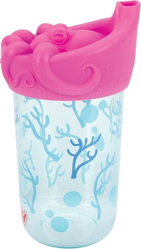 Nuby No Spill 3D Character Sippy Cup with Soft Touch Flo Silicone Top, 12 Ounce, Octopus in Saudi Arabia