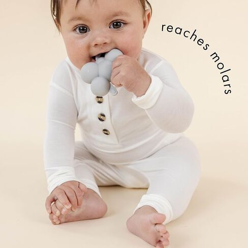Doddle & Co. The Chew Ant Teether with Poppable Bubbles | Toddler Teething Fidget Toy for Baby | Enhaces Oral Fit & Easy to Hold & Grab | Helps to Promote Development for New Born Babies | Pack of 1 in Saudi Arabia