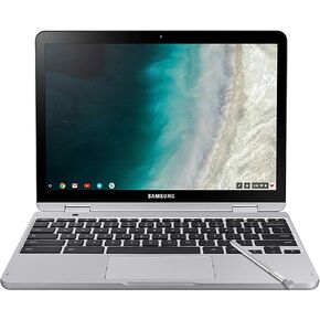 SAMSUNG Chromebook Plus V2, 2-in-1, 4GB RAM, 32GB eMMC, 13MP Camera, Chrome OS, 12.2", 16:10 Aspect Ratio, Light Titan (XE520QAB-K01US)