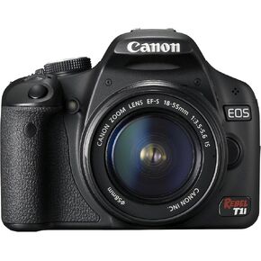 Canon EOS Rebel T1i 15.1 MP CMOS Digital SLR Camera with 3-Inch LCD and EF-S 18-55mm f/3.5-5.6 IS Lens (Renewed)