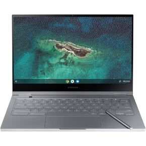 SAMSUNG 13.3" Galaxy Chromebook Laptop Computer w/ 256GB Storage, 8GB RAM, ‎4K AMOLED Touchscreen Display, Ultra Slim Design, Chrome OS, WiFi 6, Mercury Gray