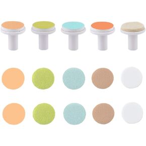 Fansidi Replacement Pads for Rchargeable Electric Baby Nail File - Electric Baby Nail Trimmer Clipper Sandpaper Pads