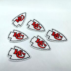 9Pcs Rugby Fans Favorite Team Logo Embroidered Patch for Chiefs, Iron on or Sew on Patch Applique for Clothes, Dress, Hat, Jeans, DIY Accessories (030), ANZHENGRQ-003