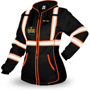 KwikSafety ROGUE Safety Jacket for Women | Black, Large
