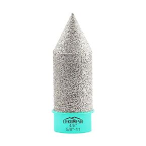 Diamond Beveling Chamfer Finger Milling Bits - Diamond Countersink Drill Bit (0-25MM) 1"x 5/8"-11 Thread Angle Grinder for Shaping Enlarging Cleaning Existing Holes of Granite Marble