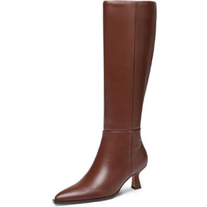 VOMIRA Knee High Boots for Women Black Boots Pointy Toe Kitten Heels Wide Calf Boots 3 In High Heels Long Boots Stiletto Boots Dress Tall Boots in Kuwait