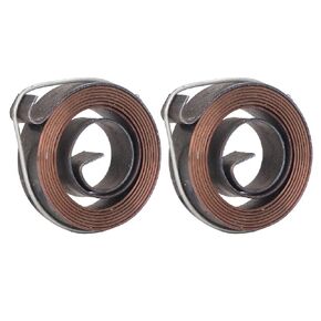 2PCS Drill Press Springs, Quill Feed Return Coil Spring 0.8x10 Double Hook 37mm Outer Diameter Drill Press Quill Feed Return Coil Spring Assembly