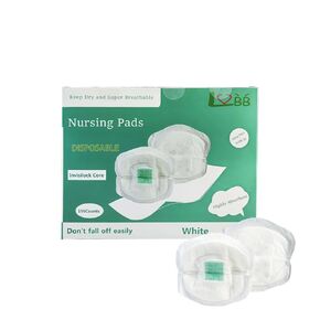LVBB Nursing Pads Disposable Stay Dry and Super Breathable，Super Soft and Absorbent Breast Pads, Comfortable Breast Pads for Leaking Milk, Nipple Pads for Moms,White,150 Count