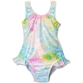 Baby Girl's UPF 50+ Delaney Hip Ruffle Swimsuit