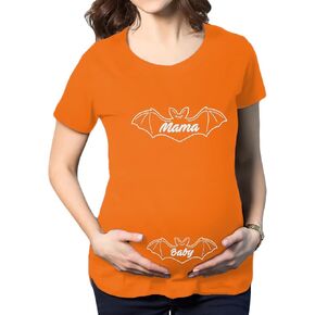 Maternity Halloween Shirt Bat Maternity Shirts Cute Mama Maternity T Shirts Halloween Pregnant Clothes