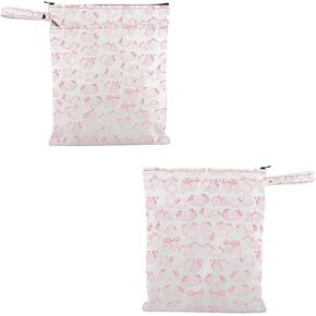 VAMSII Strawberry Lover Waterproof Reusable Wet Bag Strawberry Design Travel Bag Strawberry Farmer Washable Bag Strawberry Merch (Strawberry Design W)