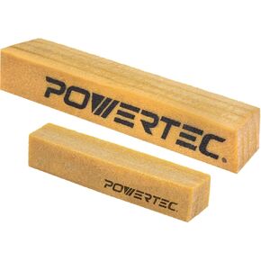 POWERTEC Abrasive Cleaning Sticks 12" and 8-1/2" Set for Sanding Belts & Discs | Natural Rubber Eraser - Woodworking Shop Tools for Sanding Perfection (72209)