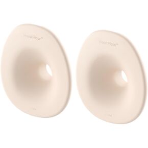 eufy Original 27mm Flange (2-Pack), Replacement Accessories for Wearable Breast Pump S1/S1 Pro, HeatFlow™ Technology, Food-Grade Silicone, Durable, Comfortable, Ergonomic Fit
