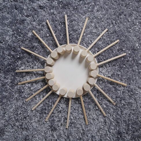 MGTECH 36 Pieces Mini Wooden Toy Hammers for Kids, Natural Wood Crab Seafood Mallets in Saudi Arabia