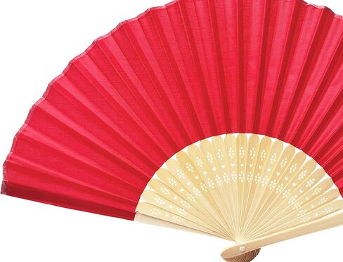 FANSOF.FANS SHF05 Mauve (Mallow) Purple Lilac Pack of 10 Wholesale Silk Fabric Hand Fan Bamboo Ribs Wedding Party Favour in Saudi Arabia