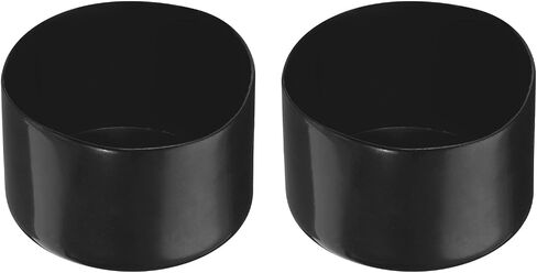 Screw Thread Protector Cover Rubber End Caps, [for Screw, Bolt] - 2 9/16"(65mm) ID/Black/2pcs in Kuwait
