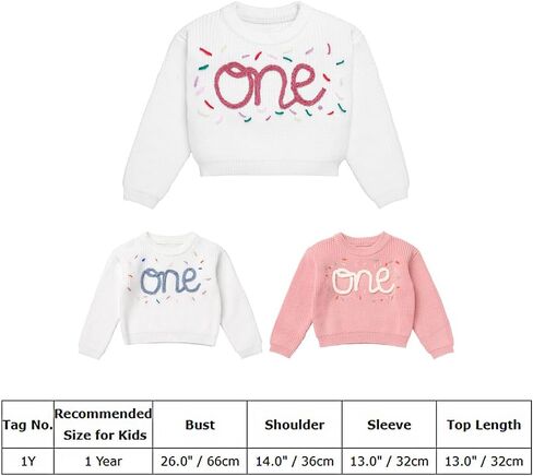 Infant Baby Girls Boys First Birthday Outfit Long Sleeve Sweater for Winter Fall Clothes in Saudi Arabia
