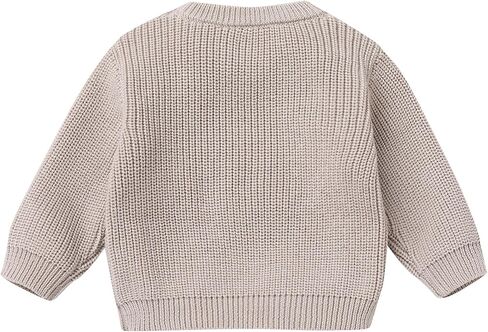 IDOPIP Toddler Baby Girls First Halloween Outfit Embroidery Pumpkin Boo Sweater Top Knit Pullover Sweatshirt Winter Clothes in Saudi Arabia