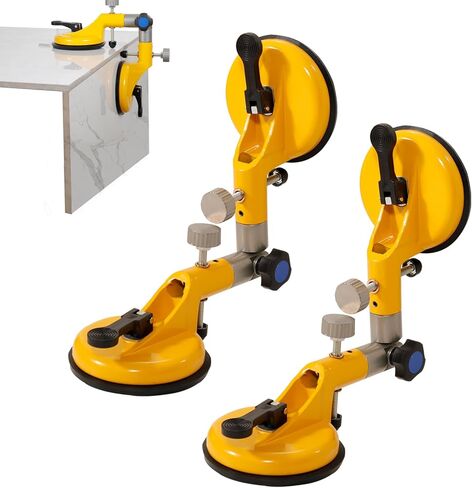 Seamless Seam Setter with 6 in Suction Cup, Professional Granite Seam Setter for Countertop Joining & Leveling with Carring Case, Pro Countertop Installation Tool for Granite, Stone, Marble, 1 Pack in Saudi Arabia