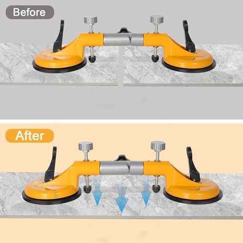 Seamless Seam Setter with 6 in Suction Cup, Professional Granite Seam Setter for Countertop Joining & Leveling with Carring Case, Pro Countertop Installation Tool for Granite, Stone, Marble, 1 Pack in Saudi Arabia