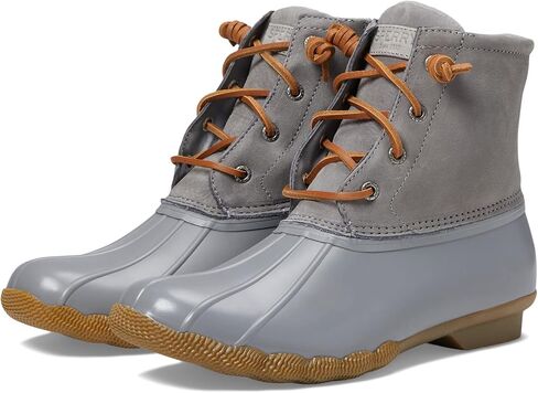 Sperry Women's Saltwater Boot, Grey Animal Print, 7.5 M US in Saudi Arabia