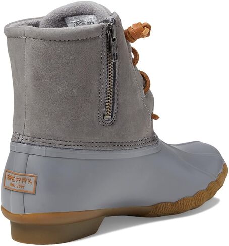 Sperry Women's Saltwater Boot, Grey Animal Print, 7.5 M US in Saudi Arabia