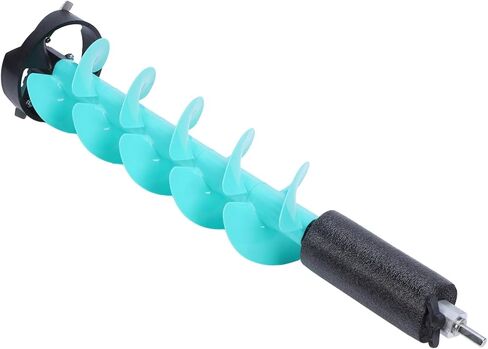 Ice Drill Auger, 28 InchElectric Drill Carbide Nylon Ice Fishing Auger Replacement Part, with Locator Screws Wrench, for General Electric Hotpoint Refrigerators in Saudi Arabia
