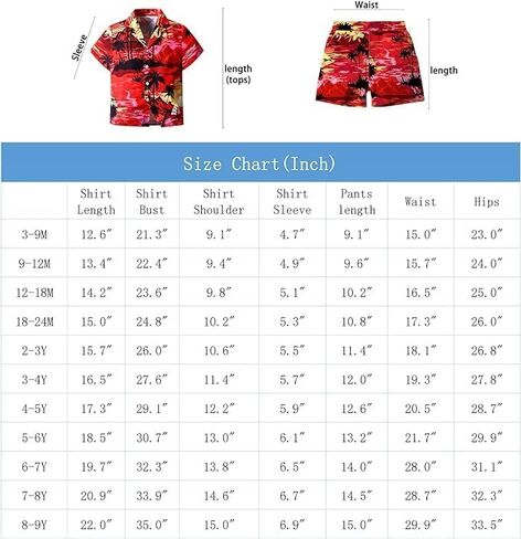 SANGTREE 3 Piece Boys Outfits Short Sleeve and Shorts Set Summer clothes | Cotton Hawaiian baby boy Beach Vacation Spring School matching in Saudi Arabia