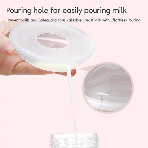 Milk Collector Shells 2PCS, Elastic Leak-Proof Pads, Reusable Breast Milk Catchers for Breastfeeding, Collecting, and Storing Breast Milk in Saudi Arabia