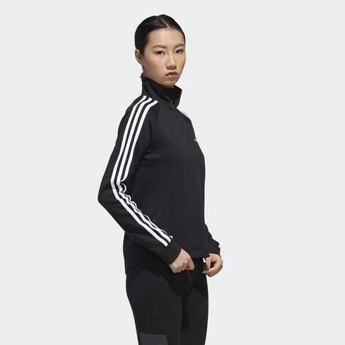 adidas Women's Essentials 3-Stripes Quarter Zip Fleece in Saudi Arabia