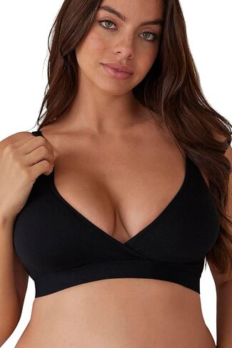 BUMPSUIT Ultimate Nursing Bra - Postpartum Seamless Maternity Nursing Bralette | Nursing Bras for Breastfeeding and Pumping in Saudi Arabia