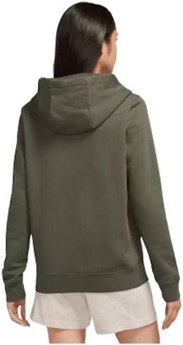 Nike Sportswear Club Fleece Women's Pullover Hoodie Adult DQ5793-10, Size M White/Black in Saudi Arabia