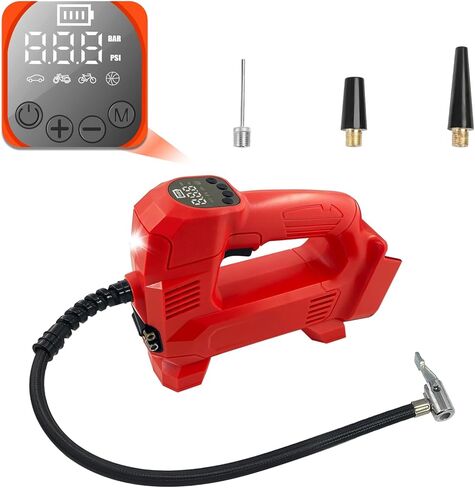 Tire Inflator for DEWALT 20V 60V MAX Battery, Portable Air Compressor Auto Tire Pump with Digital Pressure Gauge 150PSI for Car, Truck, Bikes, Ball (Tool Only, NO Battery) in Kuwait