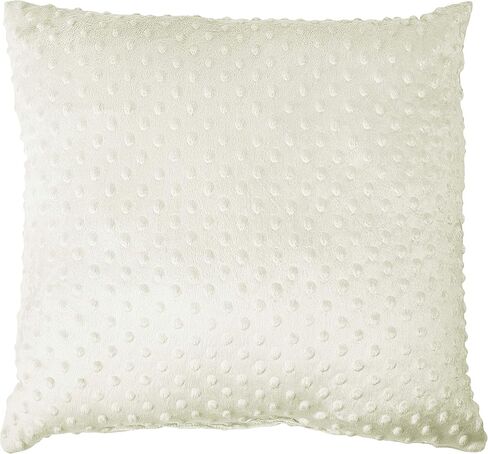 Baby Doll Bedding Heavenly Soft Crib Throw Pillow, Ecru in Saudi Arabia