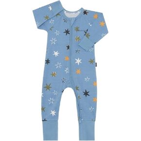 Zip Wondersuit - Polka Dot Floral Navy