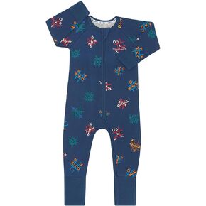 Bonds Zip Wondersuit - Tic Tac Toe Navy، Camo Sssnake