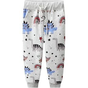 Kids' Sweatpants with Elastic Waist, Active Training Jogger Pants Bottom Trousers for Boys Girls Kids Toddlers Baby