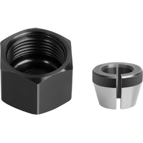 671361001 Collet Nut and 671362001 Collet Cone Sleeve Combo Compatible With Ridgid R2400 R2401 R86044 R860443 Laminate Trimmers Router - 1 pack