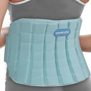 Back Ice Pack for Lower Back Pain Relief, 2 Hours Long Lasting Cold Therapy Flexible Lower Back Ice Pack Wrap for Back Injuries, Sciatica, Coccyx, Swelling, Back Surgery