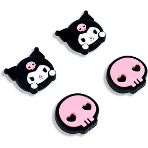 4PCS Switch Joy Con Thumb Grip Caps,Soft Silicone Joystick Cover,Kawaii Thumbstick Caps Compatible with Nintendo Switch/OLED/Lite