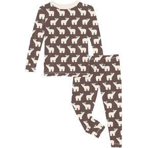 طقم بيجامة كيكي بانتس مطبوعة بأكمام طويلة للفتيات الصغيرات (الأطفال الصغار/الأطفال الصغار) in Kuwait