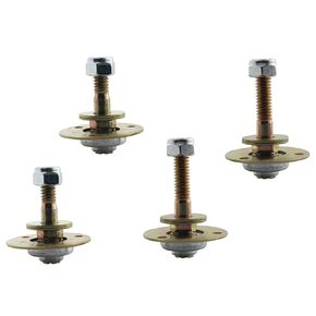 LQ Industrial 4PCS Furniture Rocking Chair Bearing Connector Rocking Chair Bearing Screw M8x45MM and M8x55MM 2PCS Each for Rocking Chair Bearing and Rocking Chair Accessory, gold