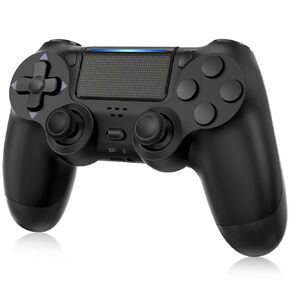 PS4 Controller Wireless, with USB C Cable/1000mAh Battery/Dual Motors/6-Axis Gyro/3.5mm Audio Jack/Multi Touch Pad/Share Button, PS4 Controller Compatible with PS4/Slim/Pro/PC (Colorful Arrows)